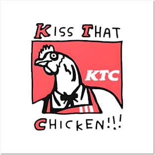 KISS THAT CHICKEN Posters and Art